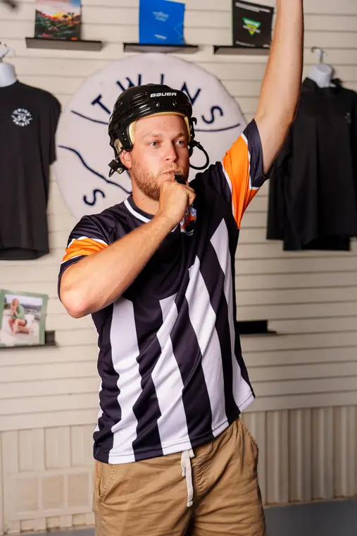 Maillot de soccer porté, vu de face