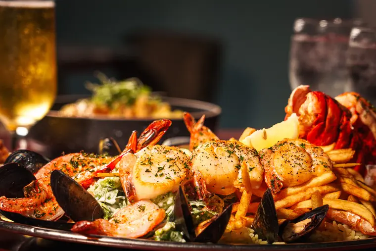 Plateau de fruits de mer garni